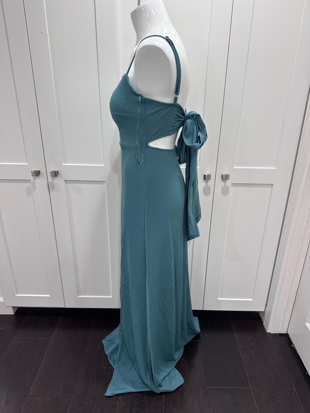 NWT Birdy Grey Benny Dress in Crepe Sea Glass - Picture 5 of 9